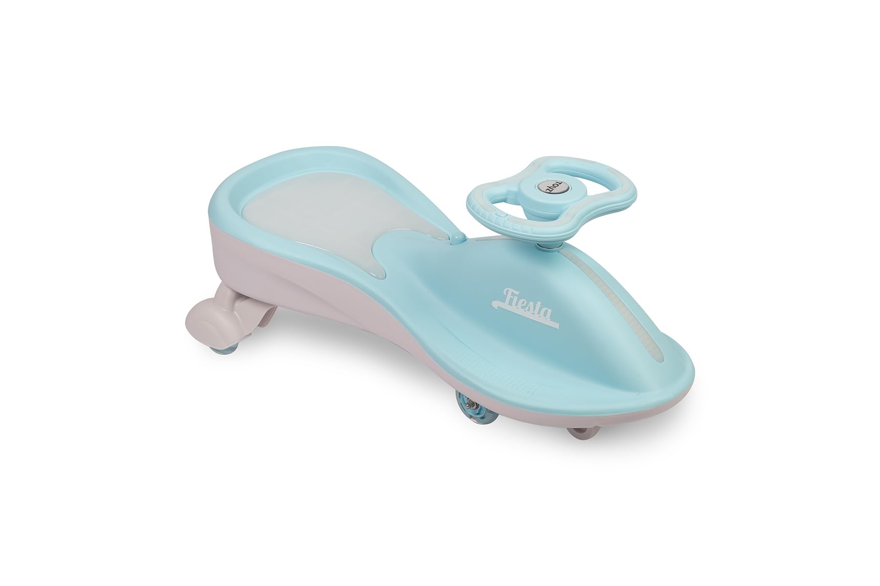 TOYZ - Autoscontro per bambini - Bumper Car Fiesta con luci - Sviluppo motorio - Equilibrio del bambino - Sedile adattato - Marcia avanti e indietro - da 3 anni - 83×36×38 cm - Blu