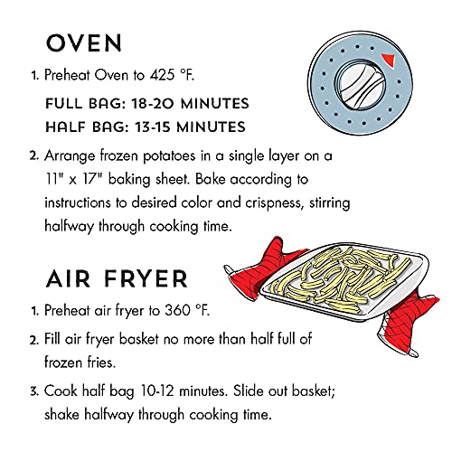 Alexia 0834183100253 Crispy Rosemary Fries With Sea Salt, Non-Gmo Ingredients, 16 Oz thumb #2