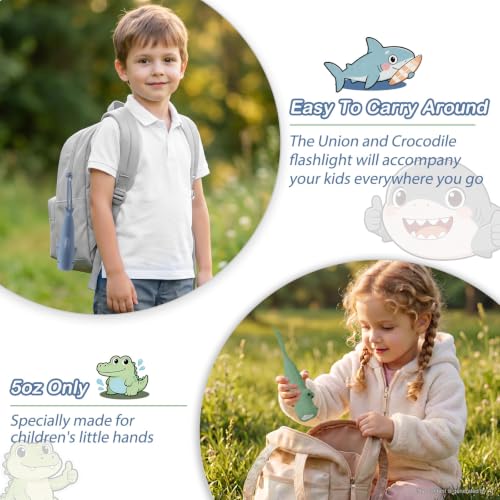 Image of Crocodile Shark Outdoor Flashlight Rechargeable, Fun and Lightweight Flashlight Suitable for Camping and Outdoor Exploration, Dog Walking, Birthday Gift