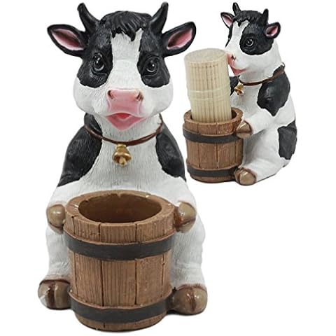 Ebros Cow Toothpick Holder Statue Cover