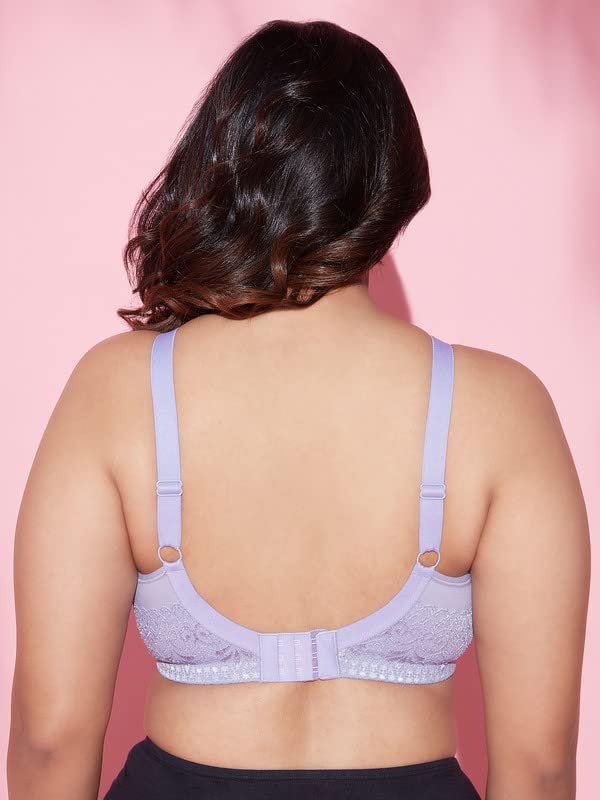Image of NYKD NYB101 Cotton Non Padded Non Wired Full Coverage Everyday Bra M-Frame Bounce Control (Plus