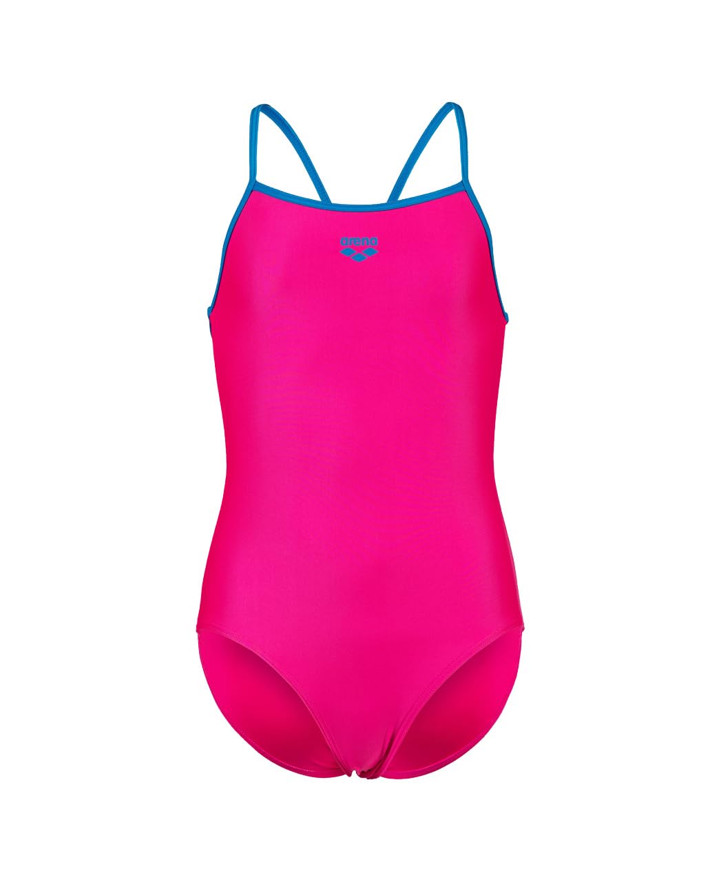 ARENA Feel Girls' Youth Light Drop Back Solid Swimsuit Waterfeel Fabric Comfortable One Piece Suit Pool or Beach
