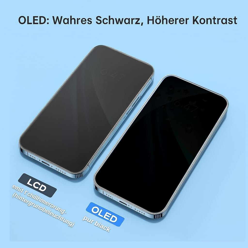 ZOETEC Hard OLED Display für iPhone 11 Pro Max (Nicht LCD) 6,5'' Full HD Display COF Touchscreen Digitizer Rahmen-Baugruppe mit Reparatur-Werkzeug-Sets, wasserdichter Klebstoff, gehärtetes Glas