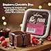 Milkylicious Old Fashioned Handmade Smooth Creamy Fudge - Raspberry Chocolate Truffle (1/4 Pound) | Kettle Cooked & Individually Wrapped in USA in Small Batches for a Rich Delicious Taste