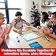 MATTEL GAMES Scrabble Zwei in Eins - Doppelseitiges Brettspiel für schnelles, zwangloses und kooperatives Spiel, inklusive 50 Zielkarten für Scrabble Together, einfache Punktevergabe, HWD45