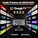 Beamer 4K mit Google TV, Netfilx, 1+32GB, 2100 ANSI, Allround-Halterung
