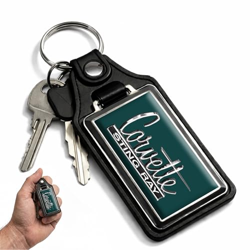 Image of Brotherhood Car Key Chain for Corvette - Classic Models Keychain for Men and Women Gift Key Ring Key Chain