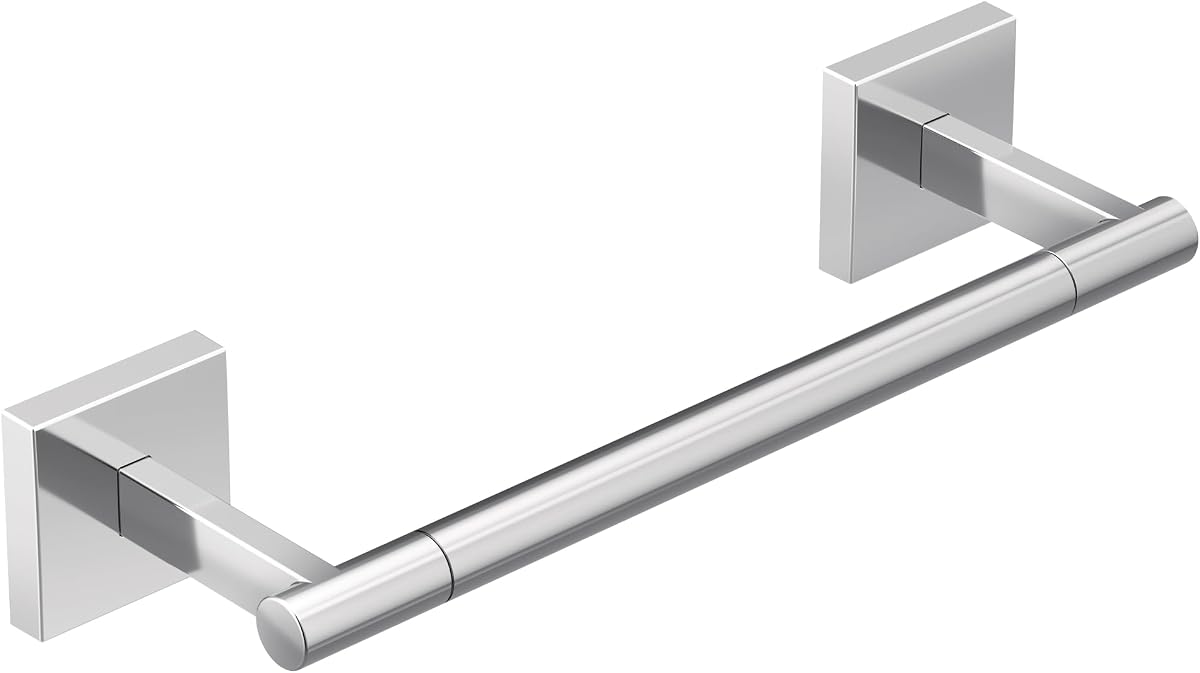 Triva BP1886CH - Toallero de baño cromado de 9 pulgadas