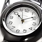 Teapot 11 Inch Quality Quartz Battery Operated 3-D Easy to Read Home/Office/Kitchen/Classroom/School Clock Classic Mo Black 11.25inch 13781 0 - Image 4