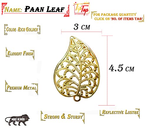 Image of Premium Golden Metal Charms Filigree Connectors for Craft and Jewellery Making Accessories DIY