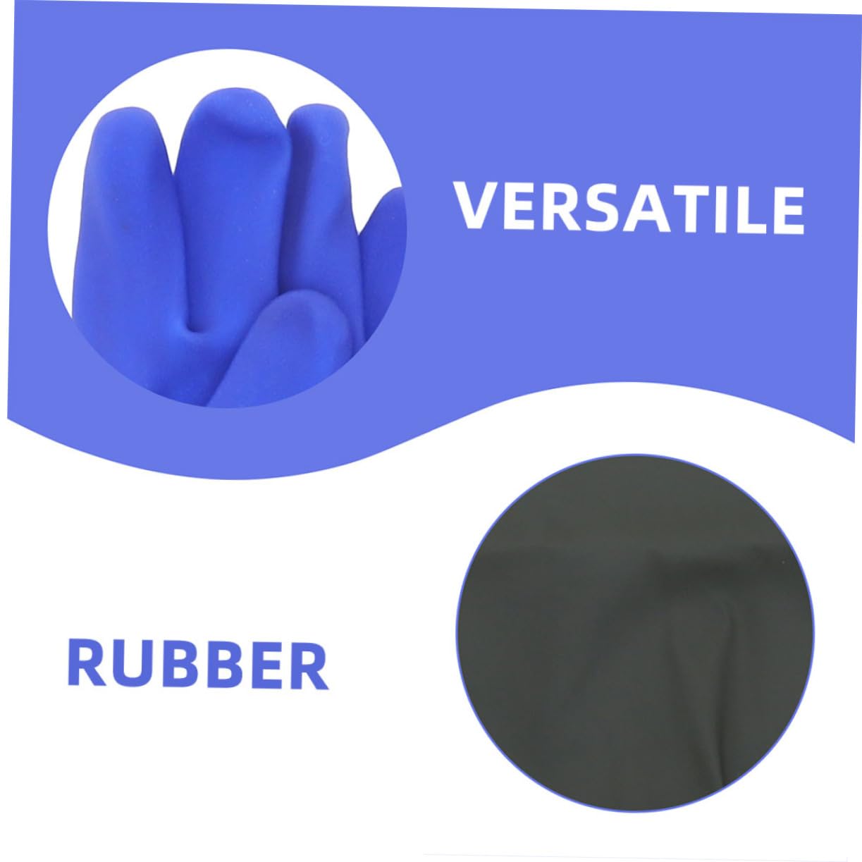 2pares Guantes Largos Impermeables de Goma para Cocina Limpieza de Cocina y Cuidado de Peceras Resistentes y Reutilizables