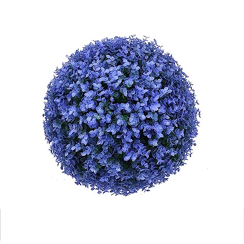 YSUEFIJO Artificial Boxwood Balls for Planter, Faux Boxwood Ball Large, Artificial Plant Indoor, Faux Green Leaf Plant, Round Topairy Ball, Home Patio Porch Faux Decor c