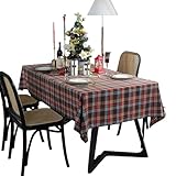 Manteles Antimanchas Rectangular, Mantel Elegante Rectangle para Mesa de Comedor, Mantel Rectangular Modernos Exterior Mezclado, para Cocina, Comedor, Cumpleaños, Buffet, Fiesta