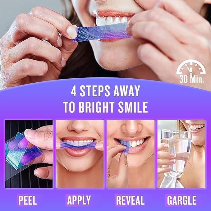 GOKANI Purple Teeth Whitening Strips - Image 8