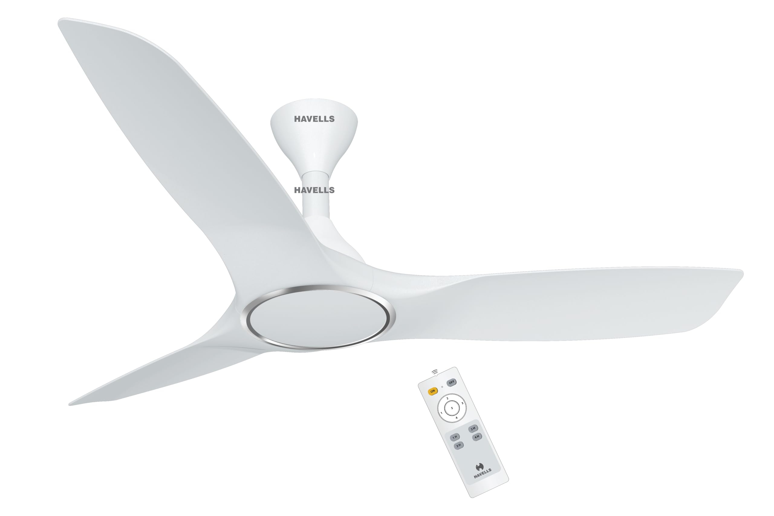 Havells 900 mm Stealth Air BLDC Ceiling Fan|ABS Aerodyanamic Blades|100% Copper Wire Motor|Dust Resistant Lacuering on Blades|Air Flow: 145 cmm|Free Installation|2 Year Warranty(Pearl white)-image-4