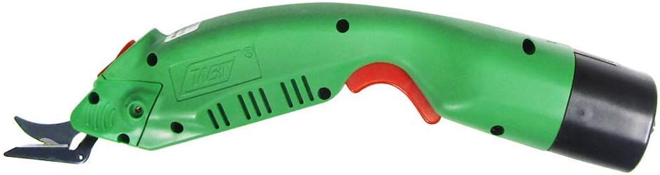 MXBAOHENG WBT-2 Cordless Electric Scissors for Cutting Fabric/Carpet/Sponge/Paperboard Fiberglass Scissor w/ 2 Blades 5000mAh Large Battery Low Noise