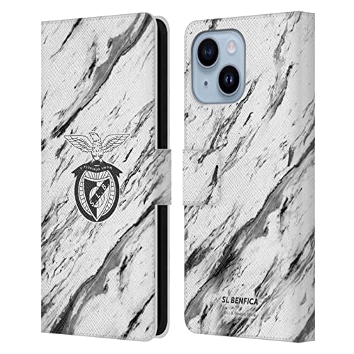 Housse Cuir iPhone 14 Plus S.L. Benfica Crête Marbre Head Case Designs Premium