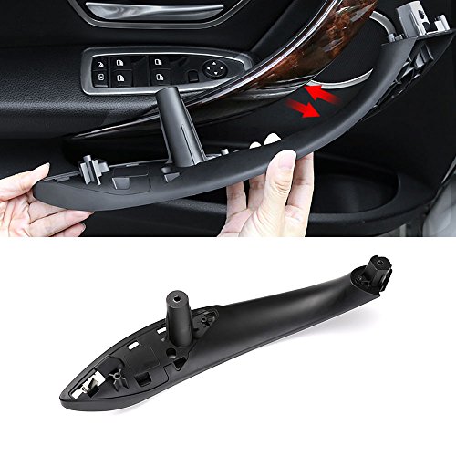 Jaronx for BMW 3 Series 4 Series Door Handles, Inner Door Support Trim Pull Strap Cover Driver Side Left Front Handle Armrest Bracket (Fits:BMW 320,328,330,335,M3 2012-2018 and 428, 435,M4 2014-2017)