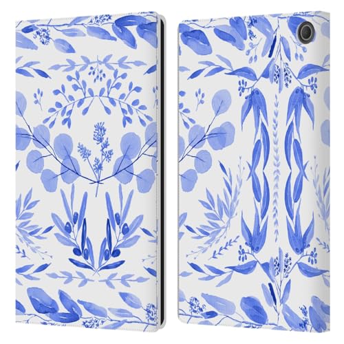 Étui Amazon Fire Max 11 robuste avec rangement cartes motif floral Anis