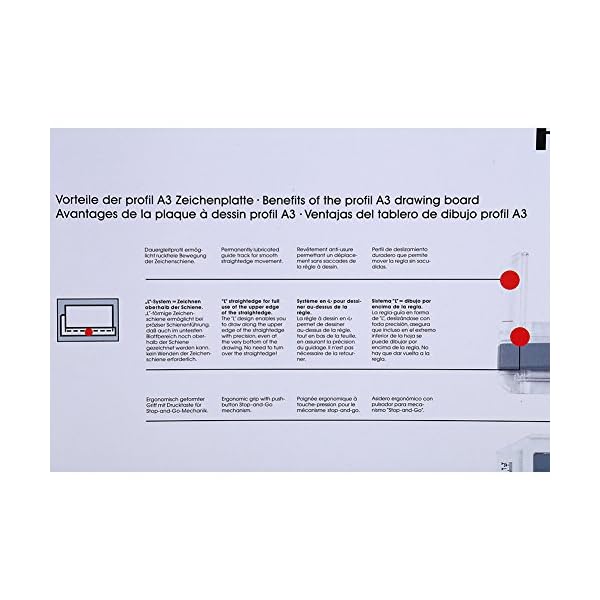 Yosoo A3 Drawing Board, Multi Function Drawing Board Drafting Table with Parallel Motion and Adjustable Angle - Image 10