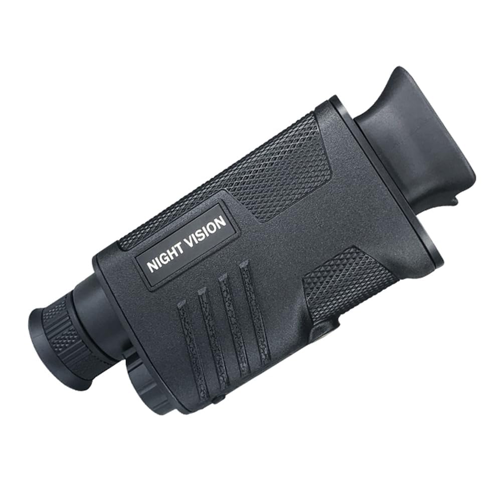 Garvee Monoculaire de Vision Nocturne numérique 1080p HD – Zoom 8X, téléobjectif IR 300m, Capture Photo/vidéo, Carte TF 32Go – Parfait Observation, Chasse, randonnée, Camping – Couleur : Noir