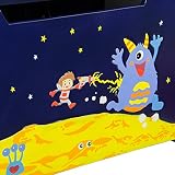 Fantasy Fields Dzieci?ca Drewniana Skrzynia na Zabawki z Kolekcji Outer Space TD-12219A
