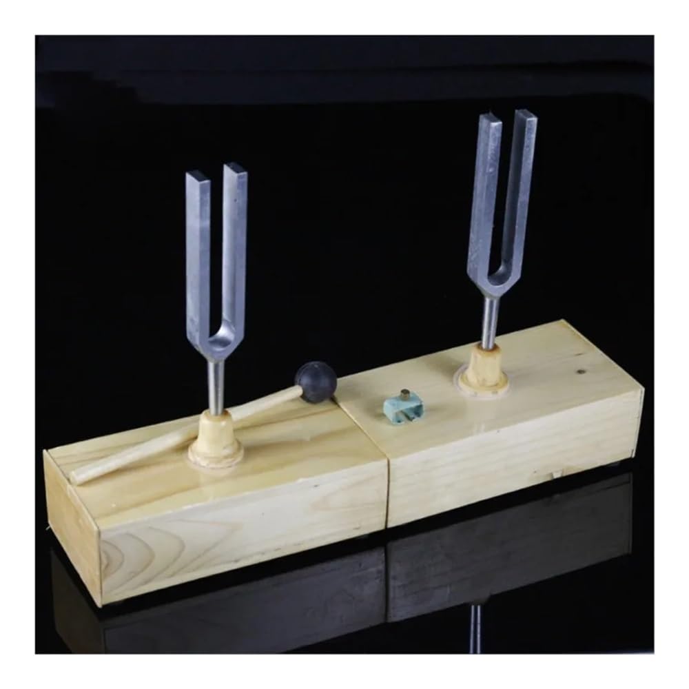 440HZ Resonanz Stimmgabel Holz Lautsprecher Stahl Gabel Lehre Gabel Physikalische Akustik Labor Instrument Resonanz