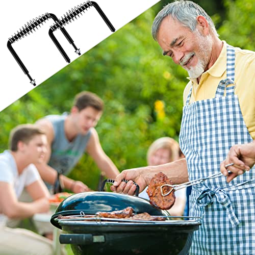 Dunzy 2 Piezas Manijas de Acero para Barbacoa 5"x6" miniatura 6