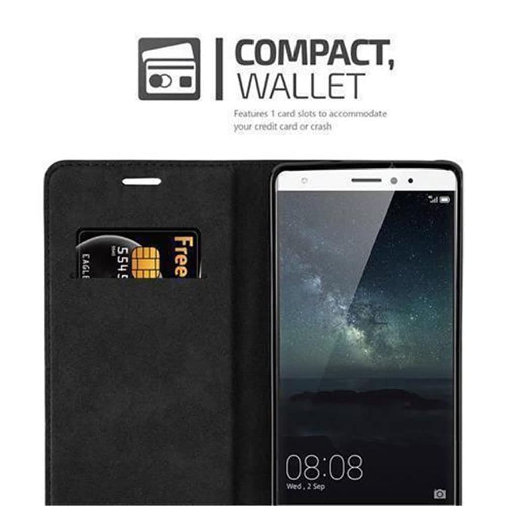 Cadorabo Leder-Handyhülle Für Huawei Mate 9 – Flip Case Mit Kartenfächern, Standfunktion & Magnetverschluss