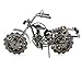 Produktbild VORCOOL Vintage Eisen Harley Davidson Motorrad Modell Retro Handwerk Sammlerstück Eisen Art Skulptur für Motorrad Liebhaber Home Schreibtisch Arbeitsplatz Büro Dekoration (Grau)