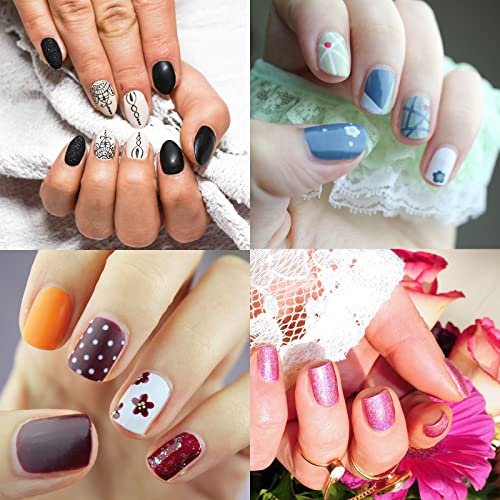 iwobi 2 Stücke Nail Art Entfernung Stifte, Nagellack Korrekturstift mit 6 Austauschbare Ersatzspitzen, Nagellack Entferner Stifte Nagellackentferner Stift mit Baumwollköpfen（Lila + Blau）