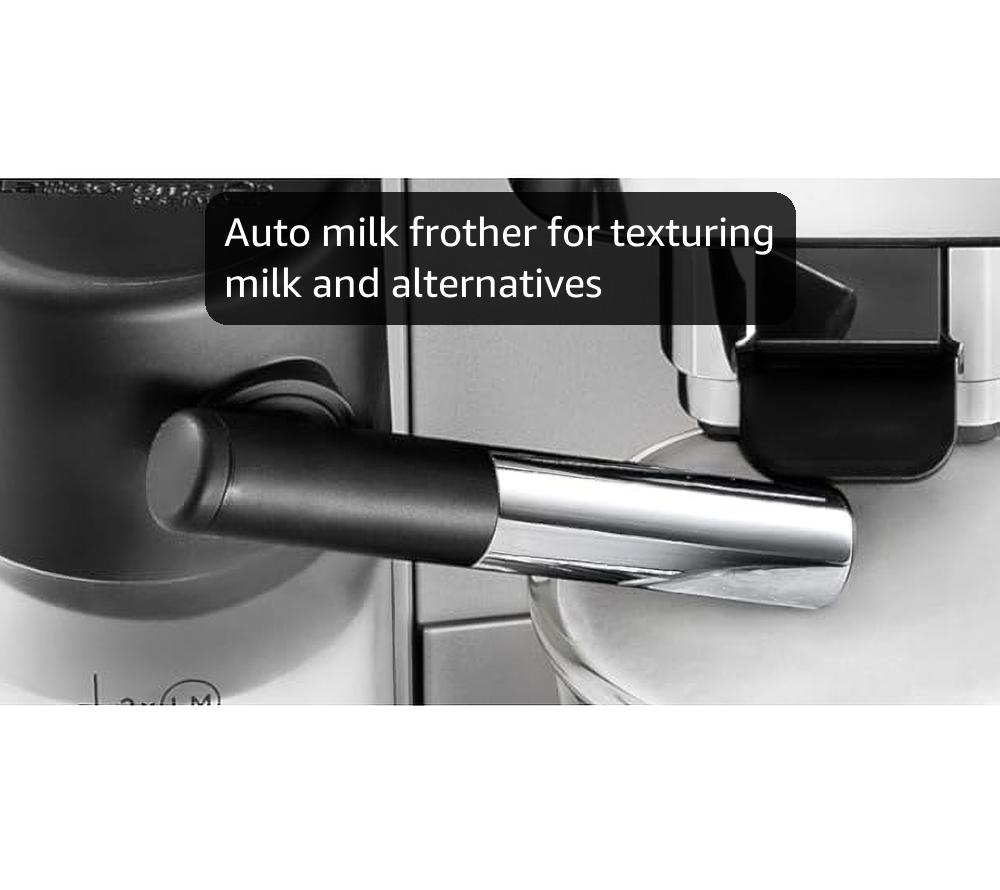 DeLonghi Magnifica Evo Automatic Espresso Coffee Machine with Auto Milk Frother, Built-in Grinder Auto-Clean Function - For Latte, Cappuccino, Americano, Iced Coffee, ECAM29084SB , Silver DeLonghi Magnifica Evo Automatic Espresso Coffee Machine with Auto Milk Frother, Built-in Grinder Auto-Clean Function - For Latte, Cappuccino, Americano, Iced Coffee, ECAM29084SB , Silver