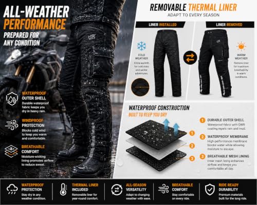 BTR BORN TO RACE Shadow Pant Motorcycle Overpant