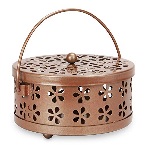 Portable Metal Incense Holder | Mosquito Coil Holder | Insect Repellent | Incense