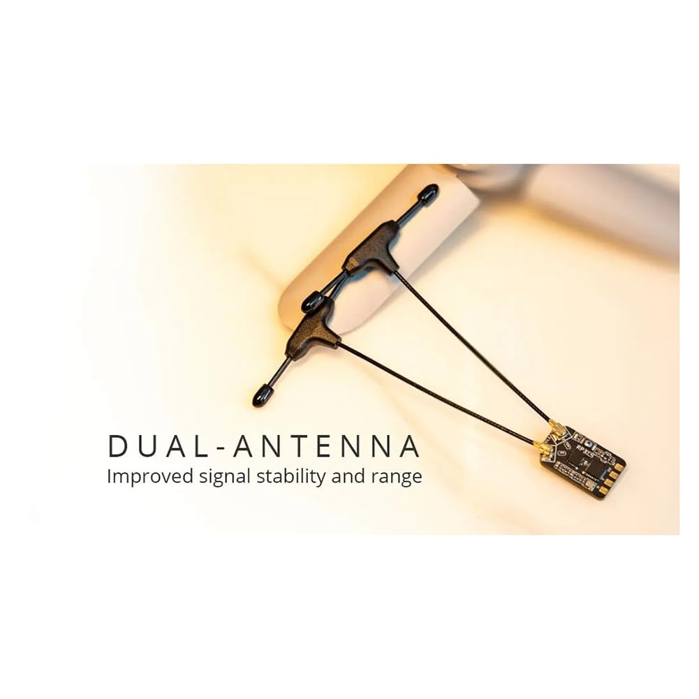 Ricevitore A Doppia Antenna RP3 Diversity ExpressLRS ELRS 2.4GHZ Nano Ricevitore per Aereo RC FPV Freestyle Tinywhoop Pezzi di Ricambio Accessori