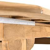 DIVERO Großer ovaler ausziehbarer Gartentisch Esstisch Balkontisch Holz Teak Tisch für Terrasse Balkon Wintergarten - 9