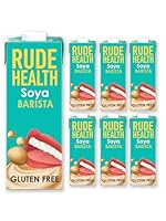 Rude Health 6 x 1 Liter Barista Sojadrink, 100% natürliches Bio Getränk, laktosefrei, milchfrei und glutenfrei, ohne Zuckerzusatz, gesund und vegan