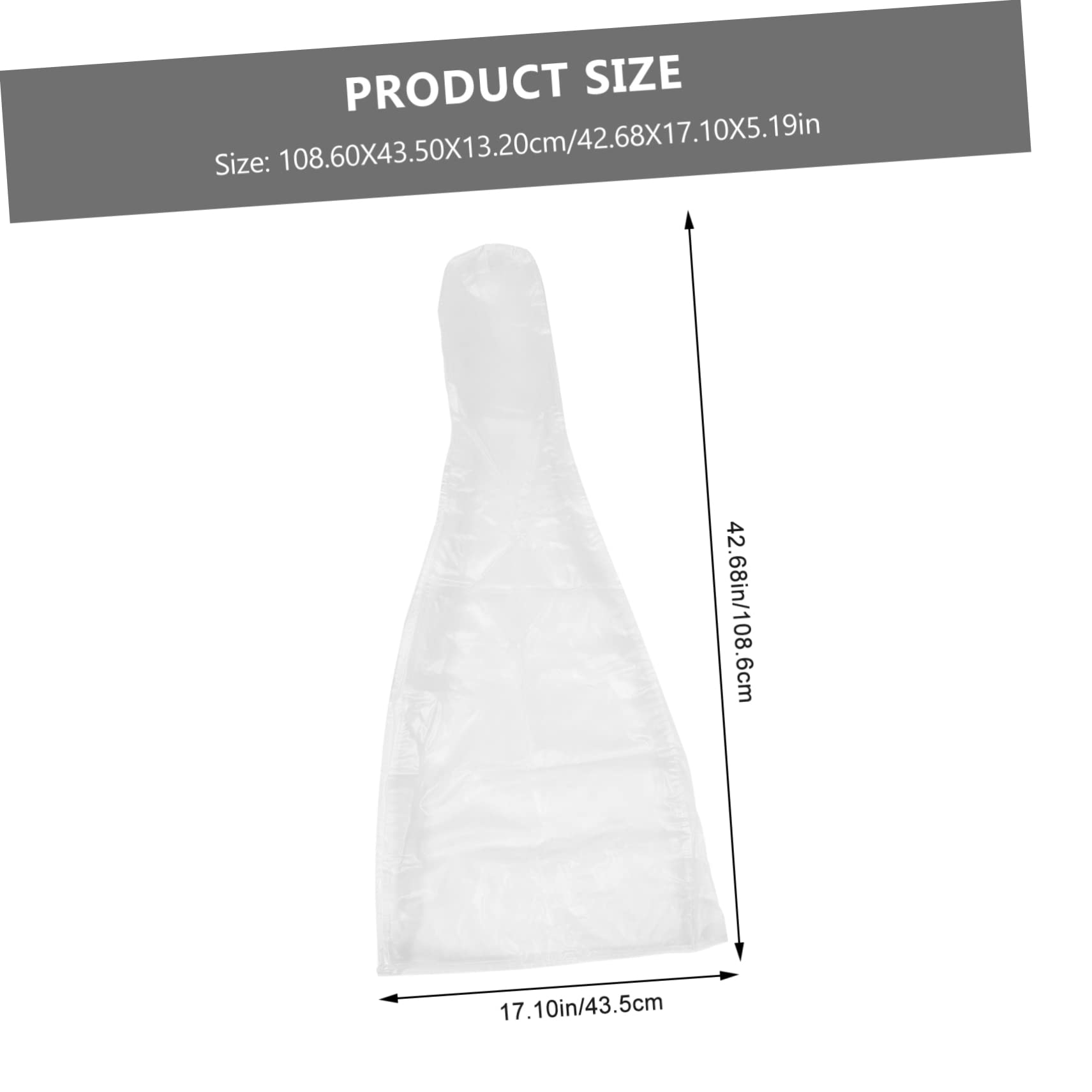 Milisten Folk Classical Guitar Bass Cover Waterproof Plastic Case and Easy to Use