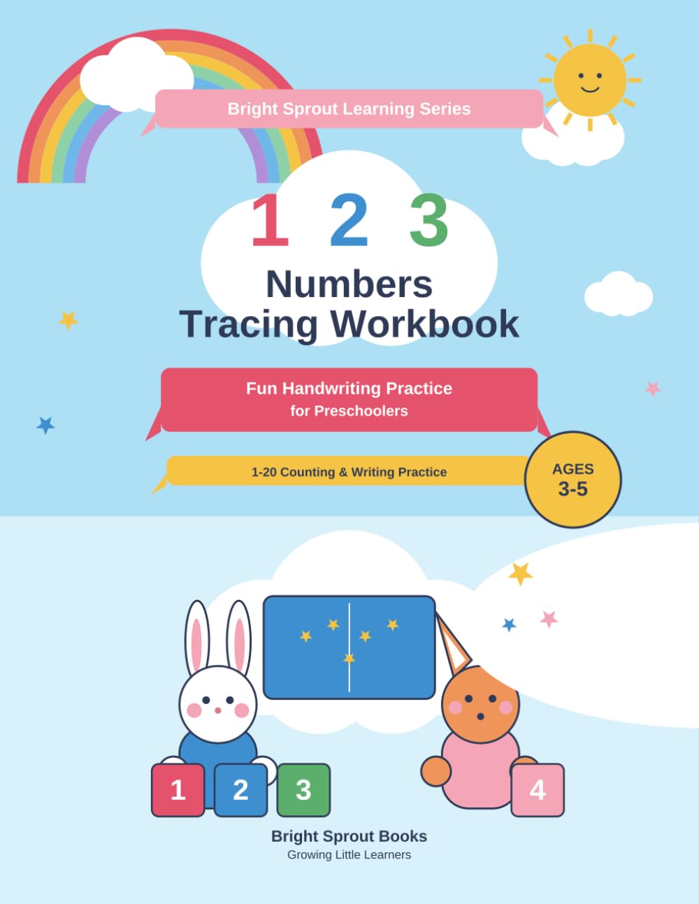 My First Numbers Tracing Workbook: Fun Counting & Handwriting Practice for Preschoolers (Bright Sprout Learning Series)