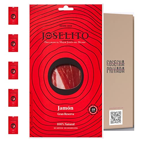 Joselito Sobre Jamón GR - Envío 24 h - Blíster Regalo del mejor Jamón del Mundo Loncheado -...