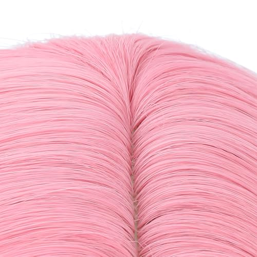 Image of PATTNIUM Light Pink Short Curly Wavy Wigs for Kids Girls Side Part Shoulder Length Heat Resistant Synthetic Wig Halloween Cosplay Costume Party Wigs