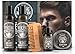 Viking Revolution Ultimate Conditioner for Men's Beard Grooming - Softens, Smoothes and Soothes Beard Itch- Contains Wash, Conditioner, Beard Oil, Balm and Comb- Classic Set