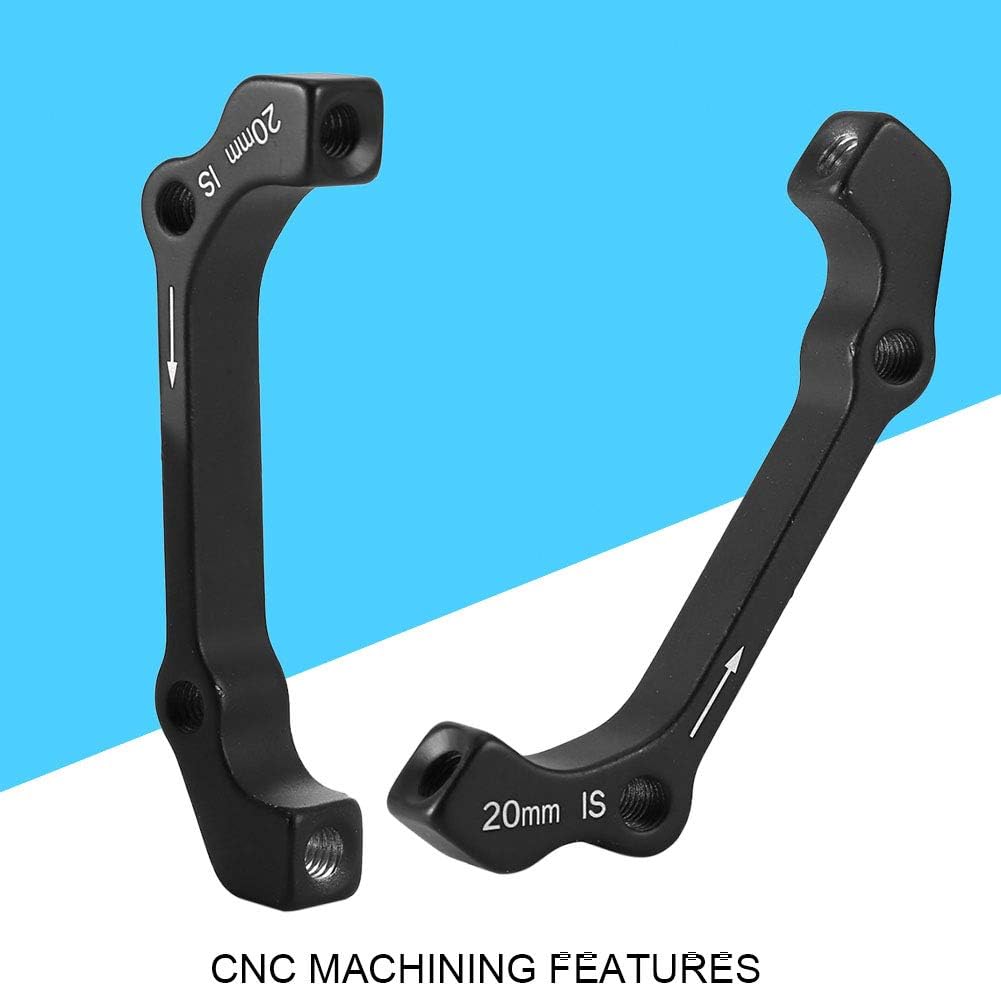 Adaptateur Frein à Disque Avant 203mm – Support Étrier VTT Route BMX, Alliage Aluminium CNC, Montage Facile Avec Vis