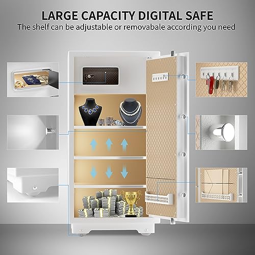 Image of TIGERKING Large Safe for Home 11.5 Cu Ft, Family Security Safe