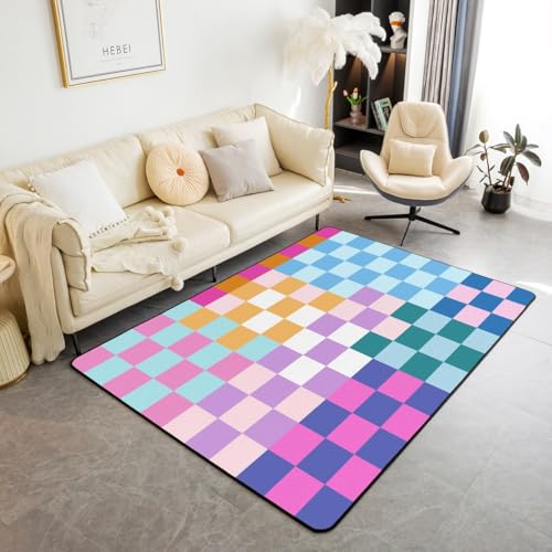 Tapete decorativo geométrico multicolor 150x200 cm