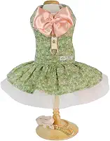 Vestido Lady Flores Verde, Tamanho M