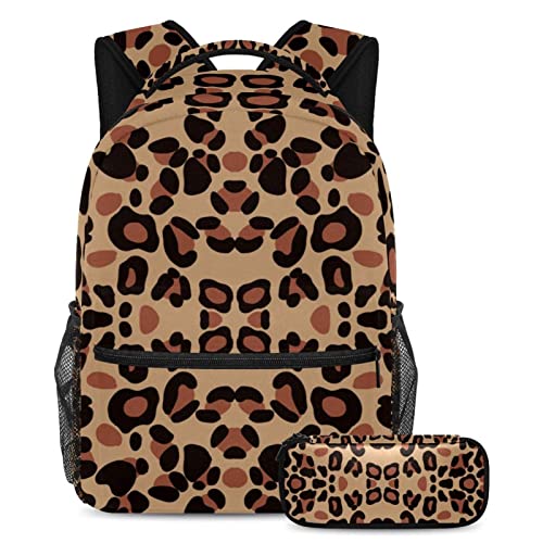 Sac à dos de voyage avec trousse assortie et porte-bouteille intégré pour l'école