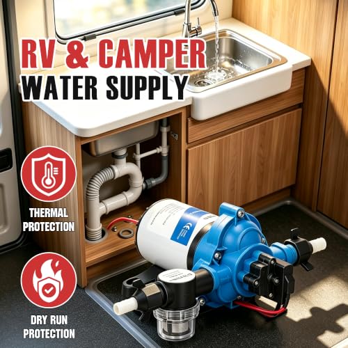 DC HOUSE 3.5GPM Quiet RV Pump