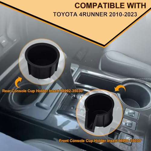 Insertos para portavasos compatibles Toyota 4Runner 2010-2023 miniatura 2