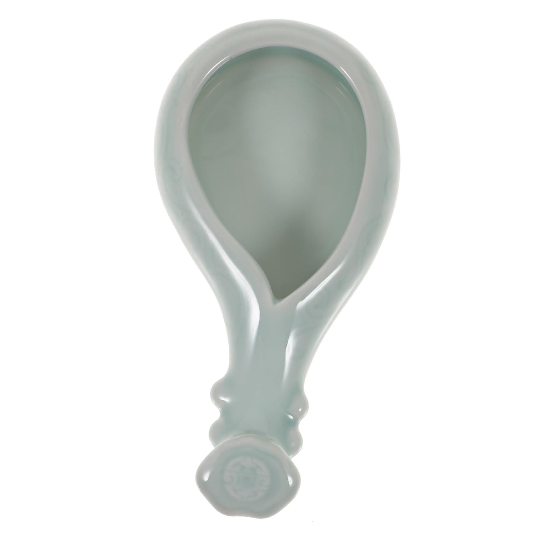 Porcelain Ceramic Calligraphy Ink Dish and Brush Pen Rest Holder for Traditional Chinese Painting and Writing, White Ceramic Ink Plate Suitable for Artists and Calligraphy